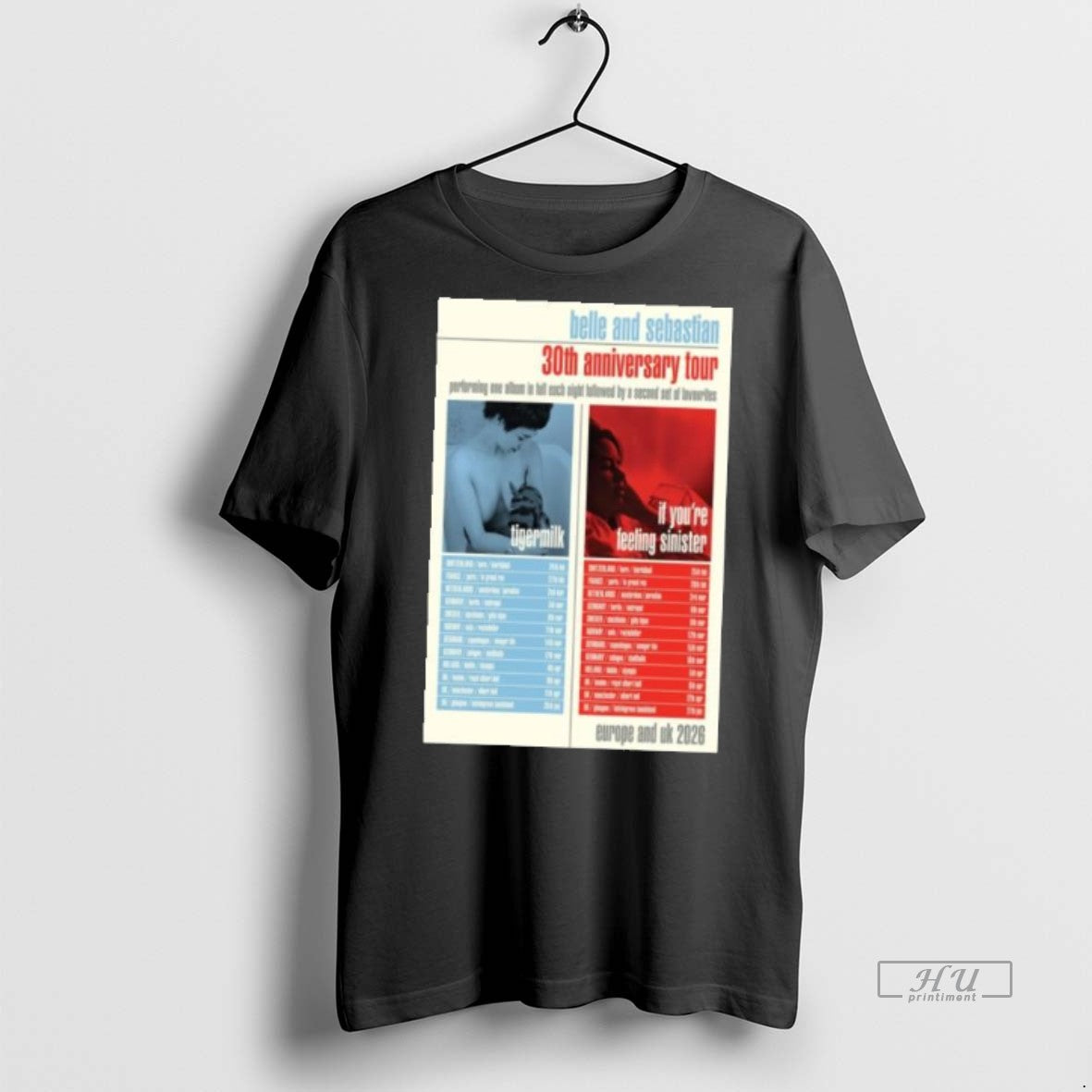 Officials Belle And Sebastian 30th Anniversary Tour - Adult & Kids T-Shirts, Sweatshirts & Hoodies apparel design preview 1