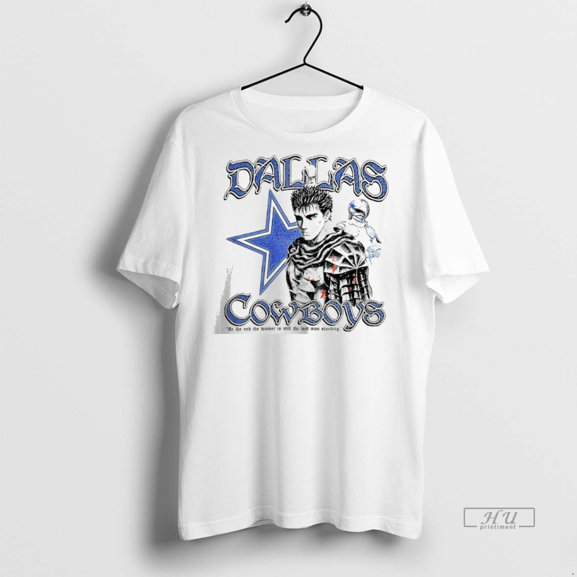 Officials Berserk X Dallas Cowboys In The End Winner - Adult & Kids T-Shirts, Sweatshirts & Hoodies apparel design preview 1