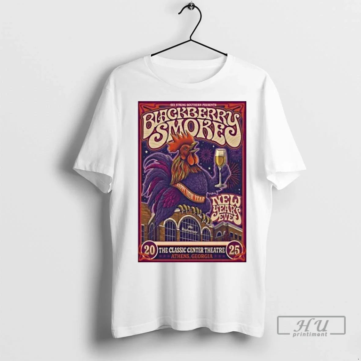 Officials Blackberry Smoke Nye Shows 2025 Classic - Adult & Kids T-Shirts, Sweatshirts & Hoodies apparel design preview 1