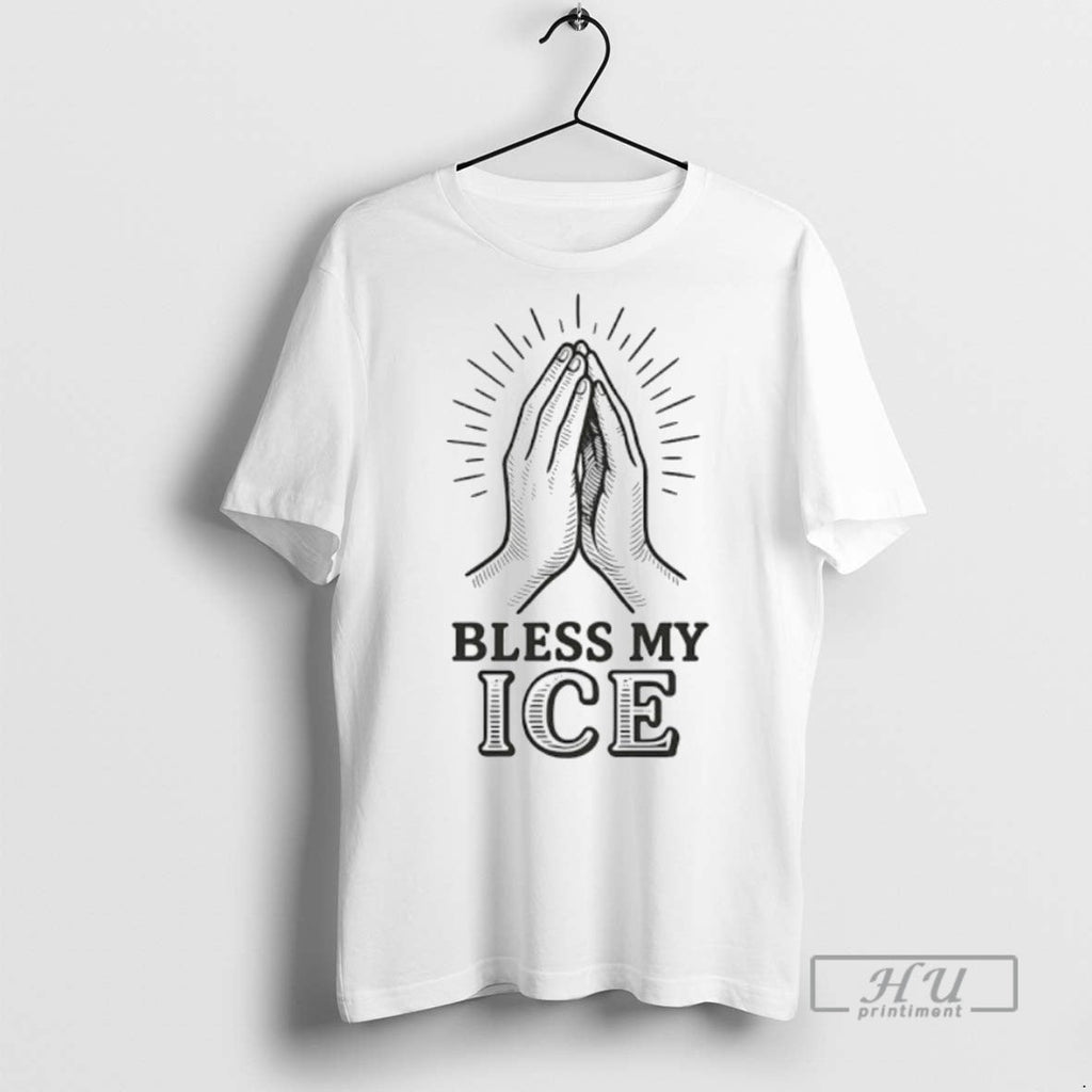 Officials Bless My Ice Praying Hands - Adult & Kids T-Shirts, Sweatshirts & Hoodies apparel design preview 1