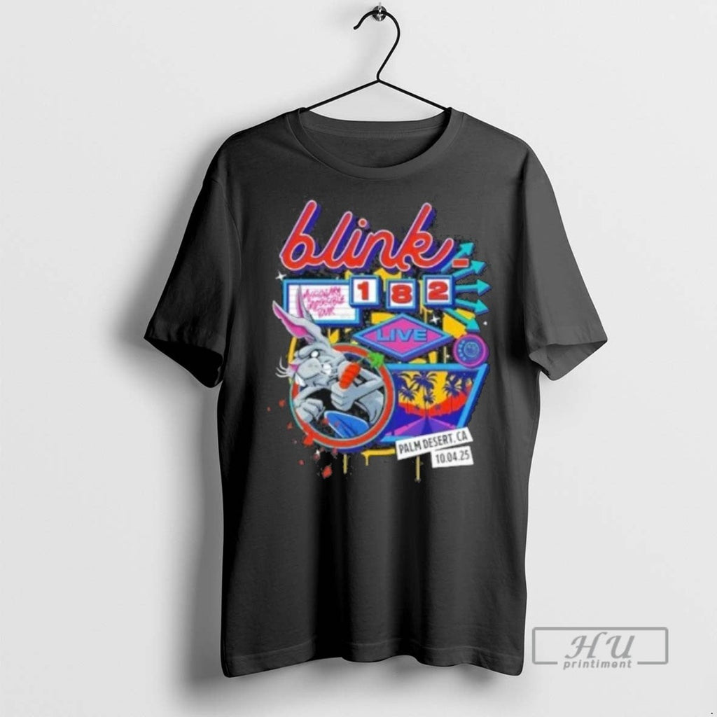 Officials Blink 182 Live At Palm Desert Ca Sep 4 2025 - Adult & Kids T-Shirts, Sweatshirts & Hoodies apparel design preview 1