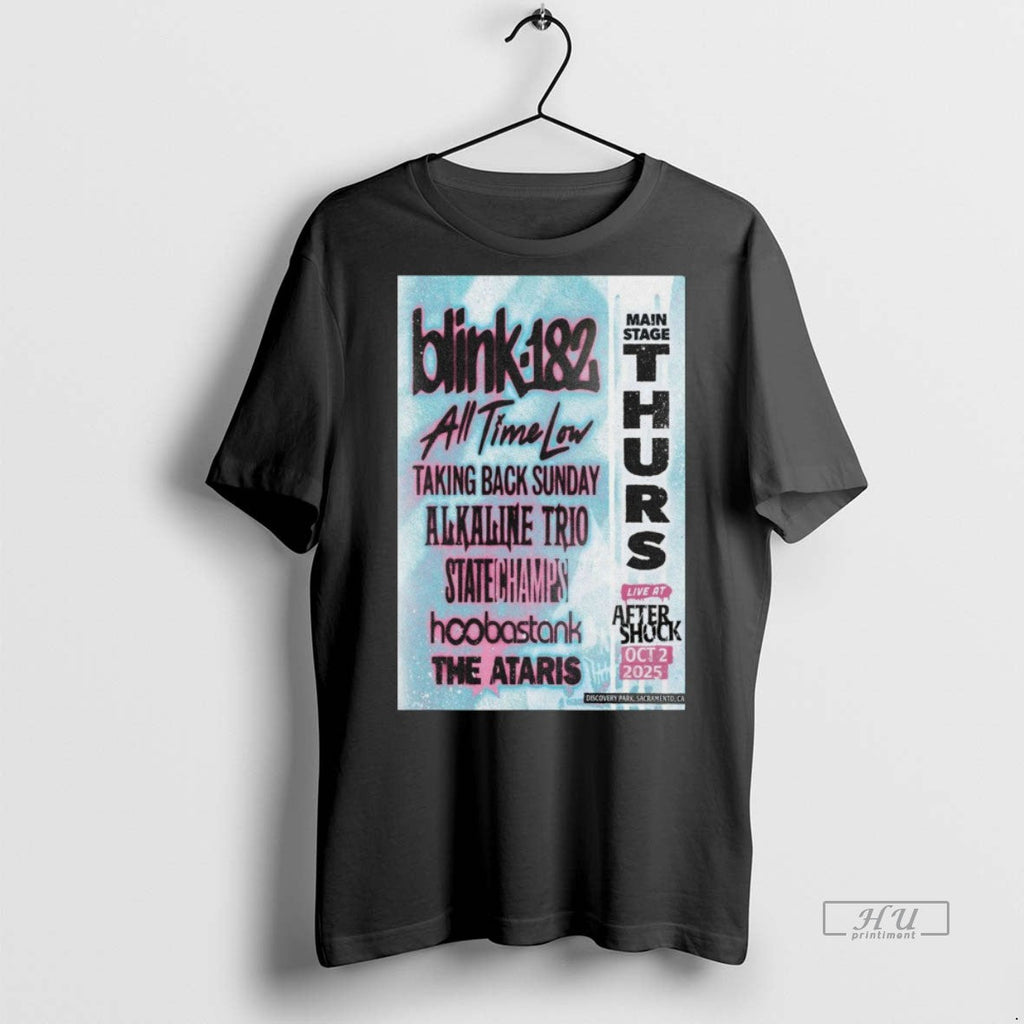 Officials Blink 182 Main Stage Thurs Live At After - Adult & Kids T-Shirts, Sweatshirts & Hoodies apparel design preview 1
