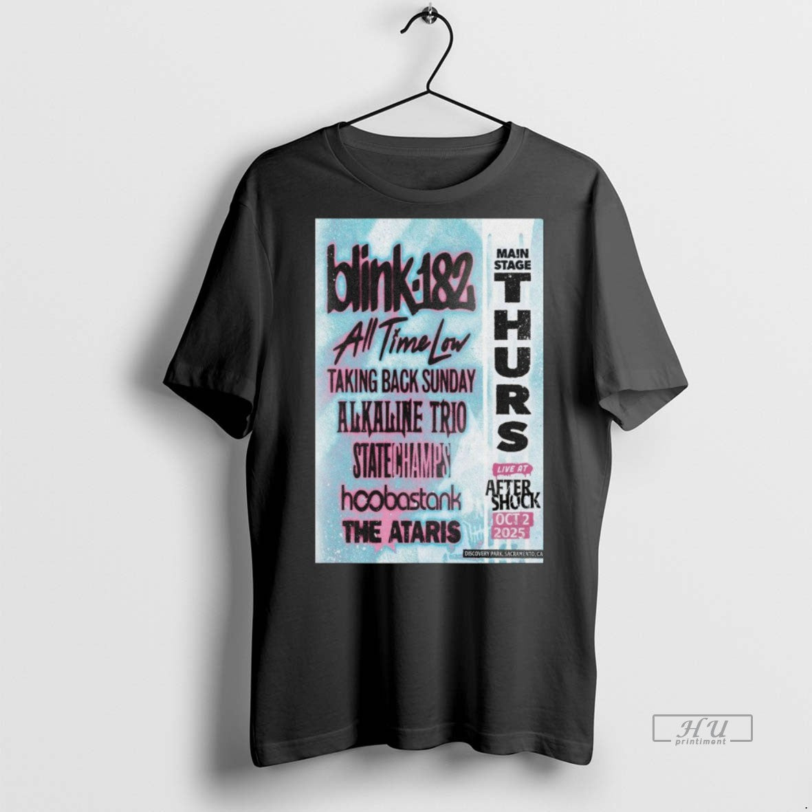 Officials Blink 182 Main Stage Thurs Live At After - Adult & Kids T-Shirts, Sweatshirts & Hoodies apparel design preview 1