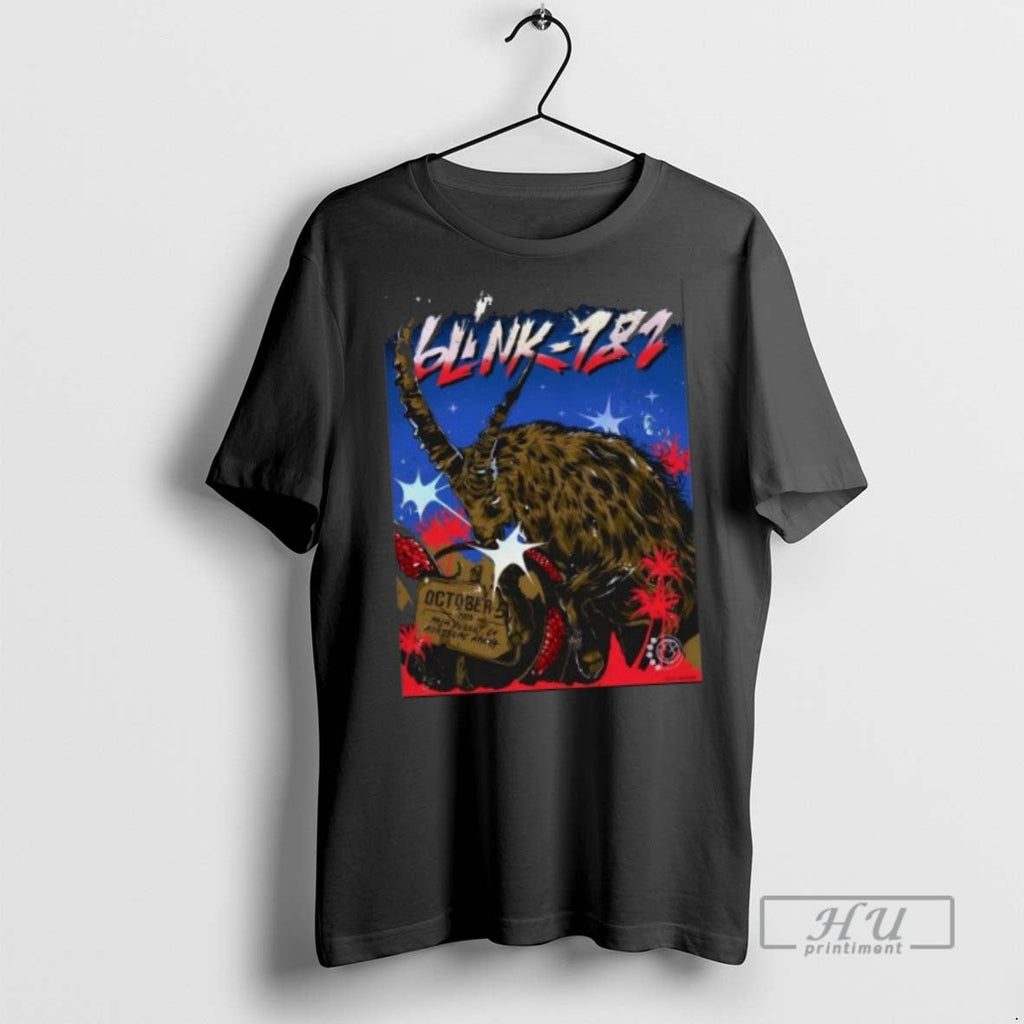 Officials Blink 182 October 5 2025 Palm Desert Ca - Adult & Kids T-Shirts, Sweatshirts & Hoodies apparel design preview 1