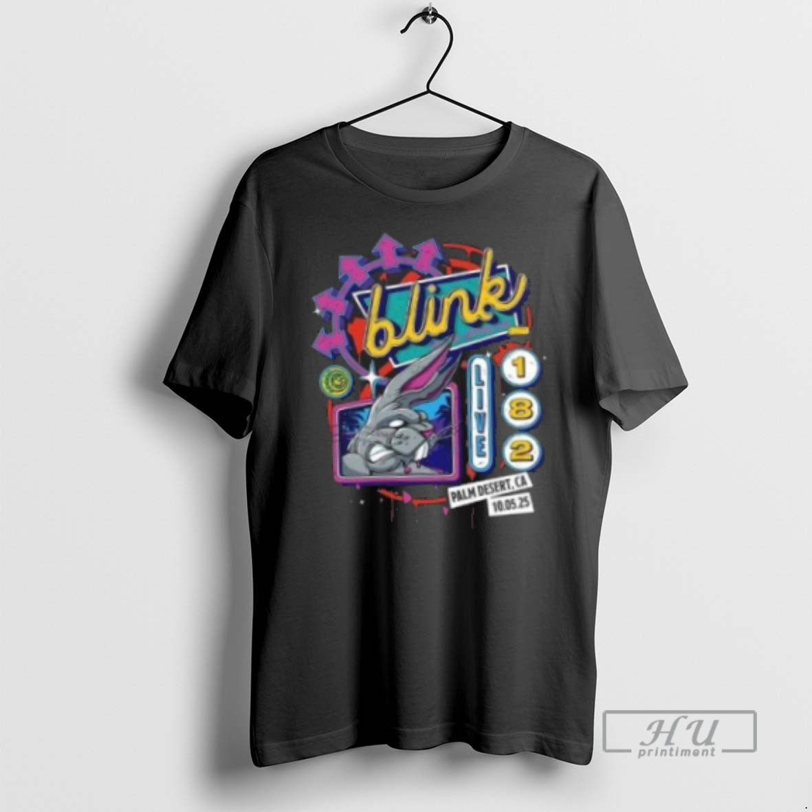 Officials Blink 182 Palm Desert California Night 2 - Adult & Kids T-Shirts, Sweatshirts & Hoodies apparel design preview 1