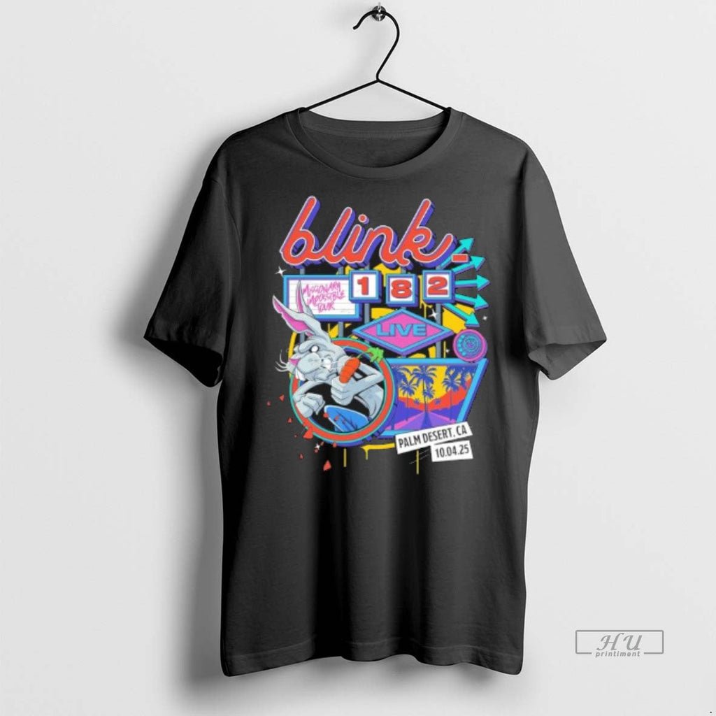 Officials Blink 182 Tour Palm Desert Ca October 4 - Adult & Kids T-Shirts, Sweatshirts & Hoodies apparel design preview 1