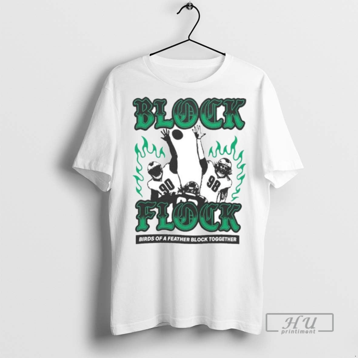 Officials Block Flock Birds Of A Feather Together - Adult & Kids T-Shirts, Sweatshirts & Hoodies apparel design preview 1