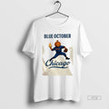 Officials Blue October Chicago Cubs Pumpkin Happy - Adult & Kids T-Shirts, Sweatshirts & Hoodies apparel design preview 1
