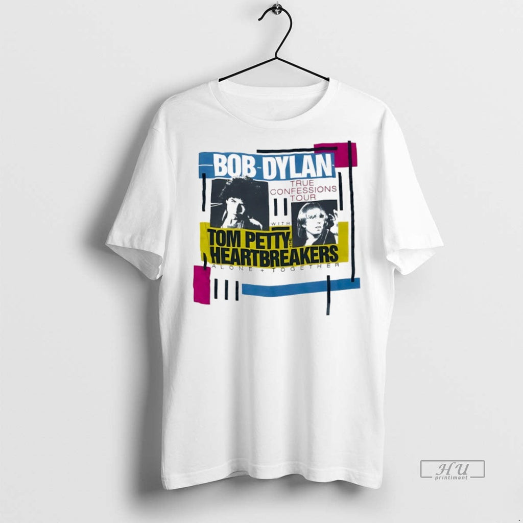 Officials Bob Dylan True Confessions Tour With Tom - Adult & Kids T-Shirts, Sweatshirts & Hoodies apparel design preview 1