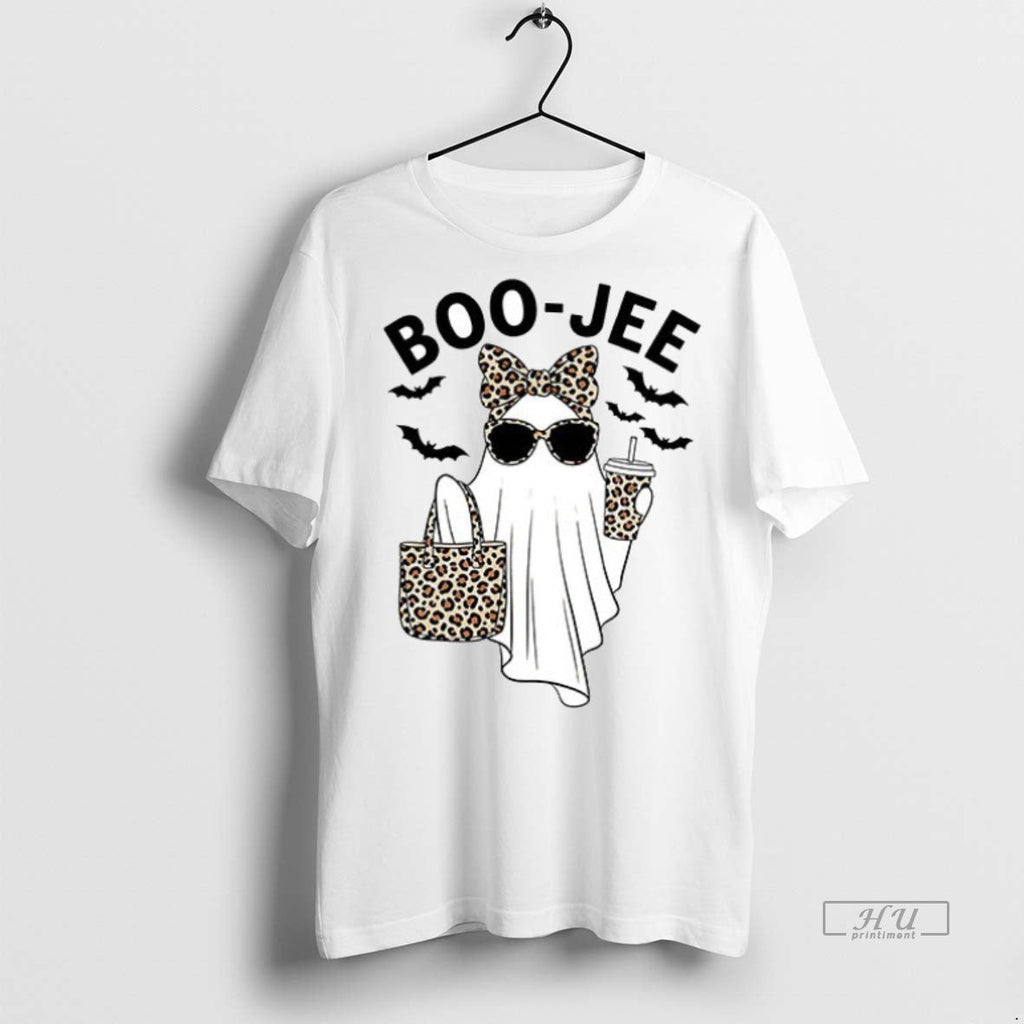 Officials Boo Jee Leopard Halloween Ceramic And - Adult & Kids T-Shirts, Sweatshirts & Hoodies apparel design preview 1