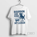 Officials Bourbon And Dogs I Love My Licker Drinking - Adult & Kids T-Shirts, Sweatshirts & Hoodies apparel design preview 1