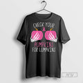 Officials Breast Cancer Awareness Check Your Pumpkins - Adult & Kids T-Shirts, Sweatshirts & Hoodies apparel design preview 1
