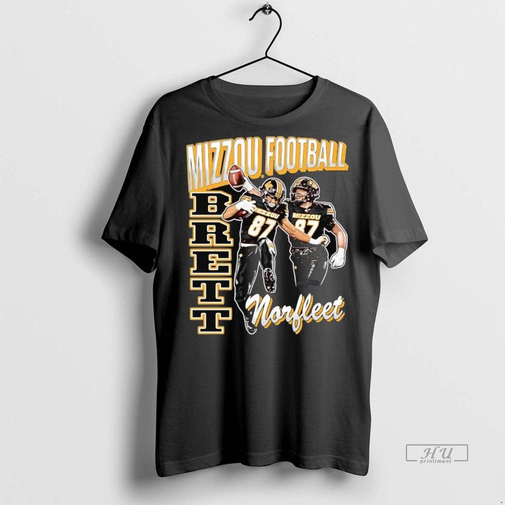 Officials Brett Norfleet Illustrated Mizzou Football - Adult & Kids T-Shirts, Sweatshirts & Hoodies apparel design preview 1