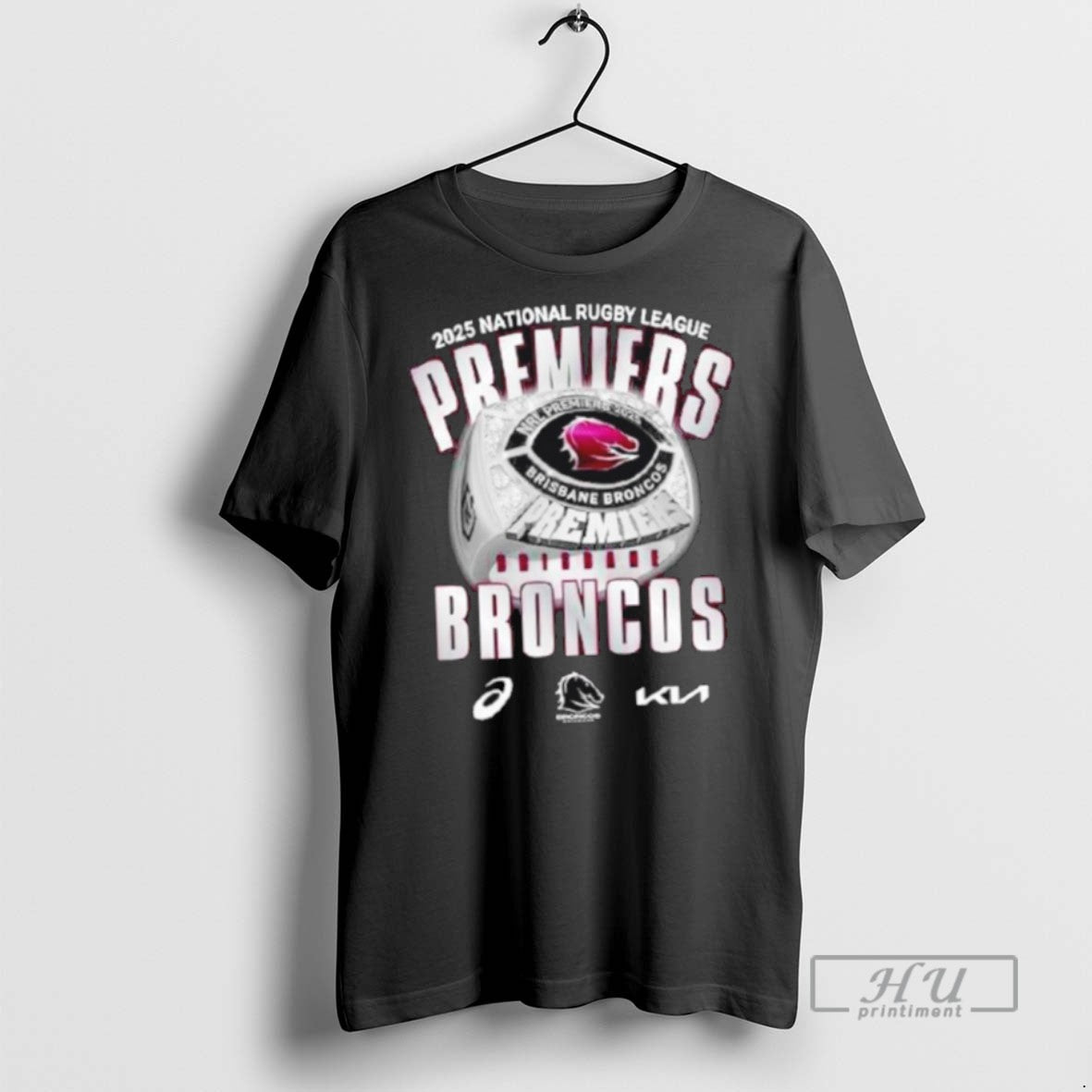 Officials Brisbane Broncos 2025 National Rugby League - Adult & Kids T-Shirts, Sweatshirts & Hoodies apparel design preview 1