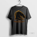 Officials Brisbane Broncos Football Never Back Down - Adult & Kids T-Shirts, Sweatshirts & Hoodies apparel design preview 1