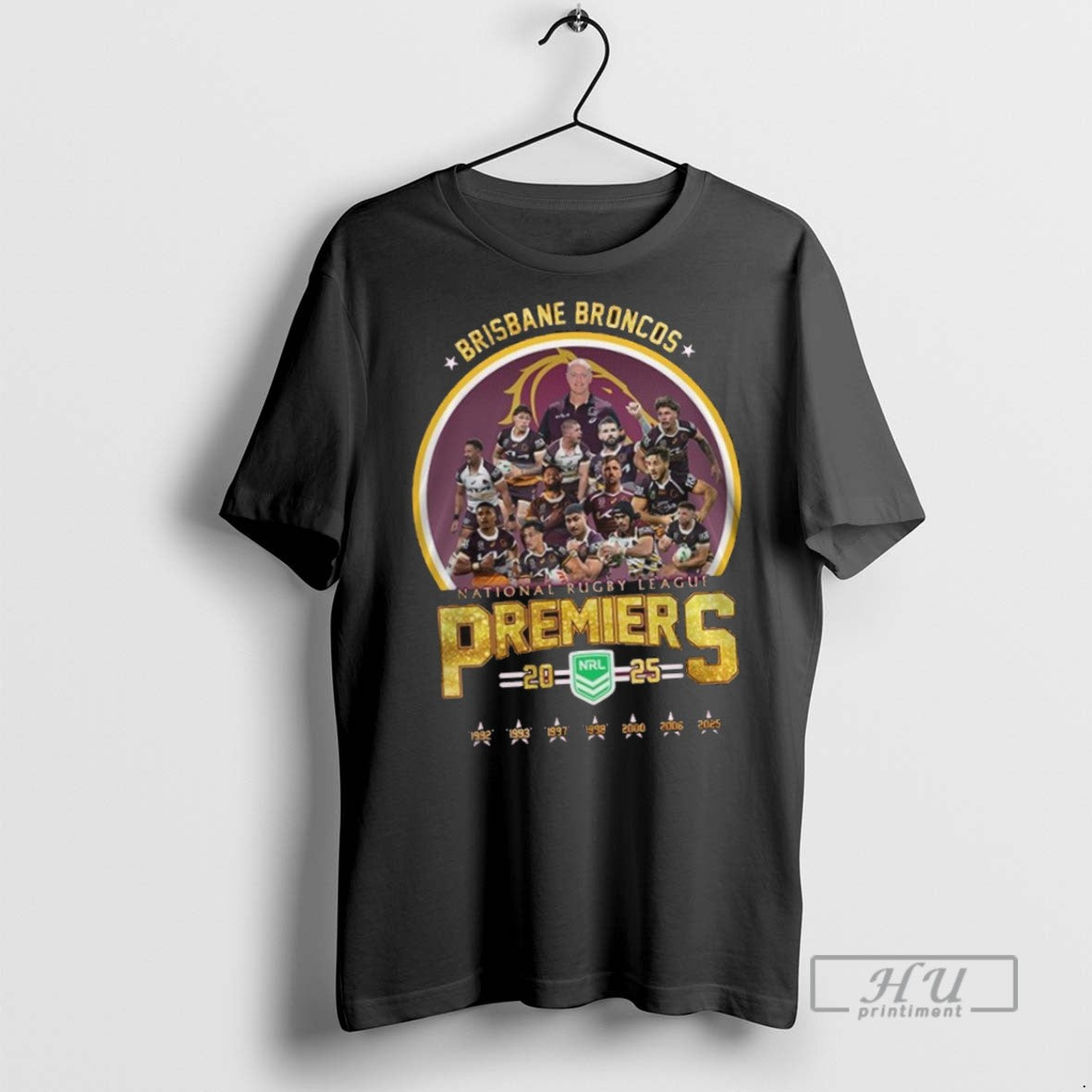 Officials Brisbane Broncos National Rugby League - Adult & Kids T-Shirts, Sweatshirts & Hoodies apparel design preview 1