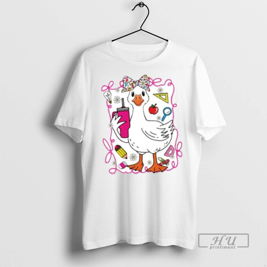 Officials Brooke And Bear Back To School Goose - Adult & Kids T-Shirts, Sweatshirts & Hoodies apparel design preview 1