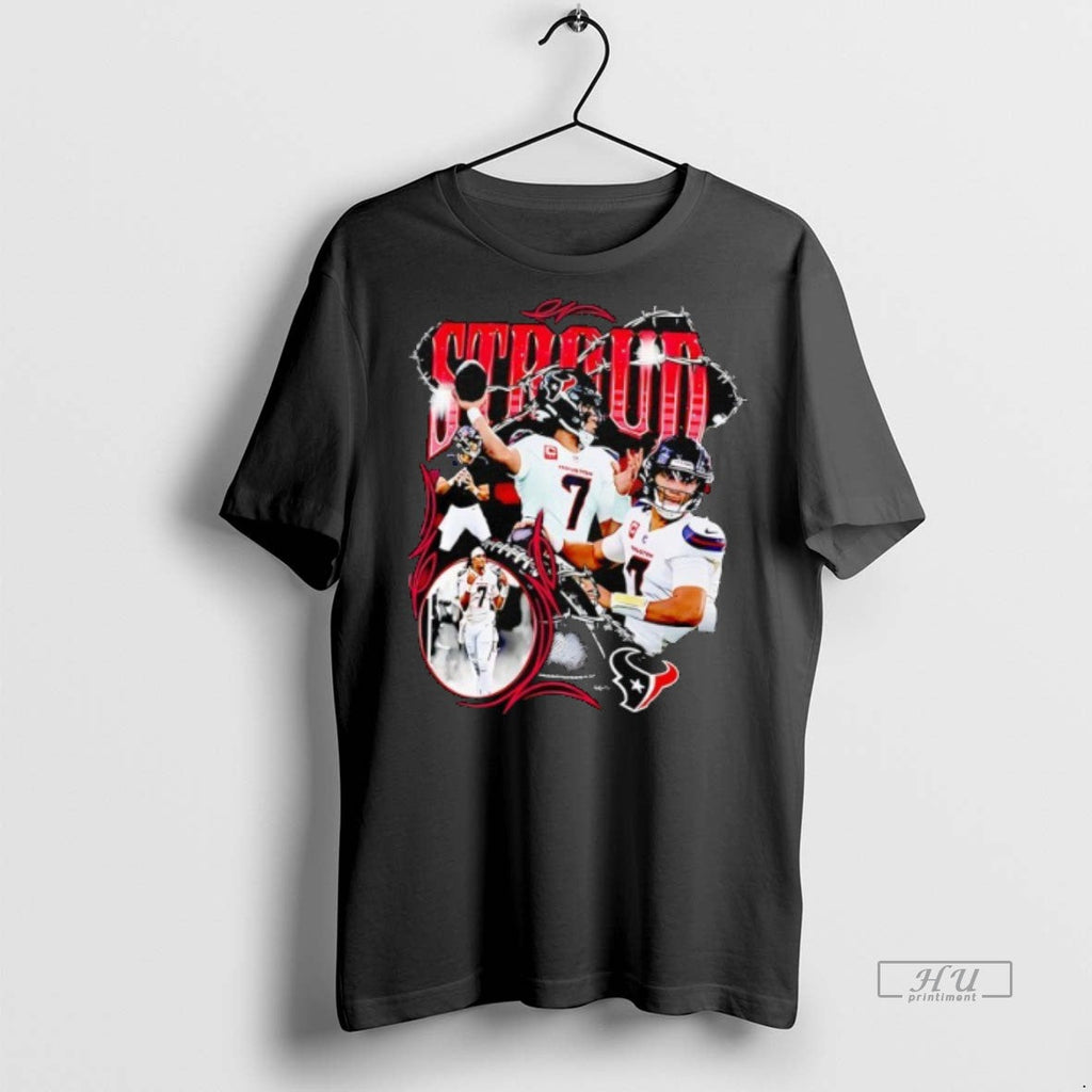 Officials Cj Stroud Houston Texans Baseball Sweater - Adult & Kids T-Shirts, Sweatshirts & Hoodies apparel design preview 1