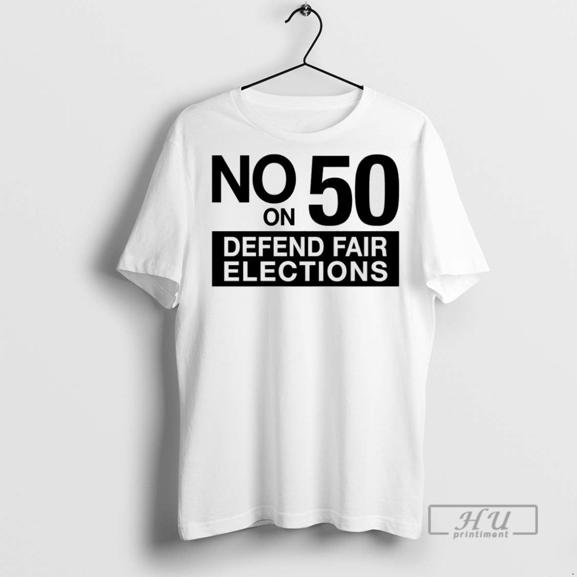 Officials California No On 50 Defend Fair Elections - Adult & Kids T-Shirts, Sweatshirts & Hoodies apparel design preview 1