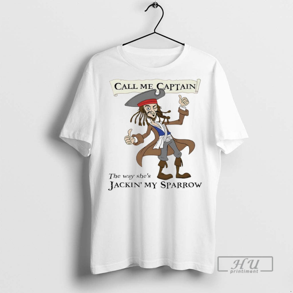 Officials Call Me Captain The Way Shes Jackin My - Adult & Kids T-Shirts, Sweatshirts & Hoodies apparel design preview 1
