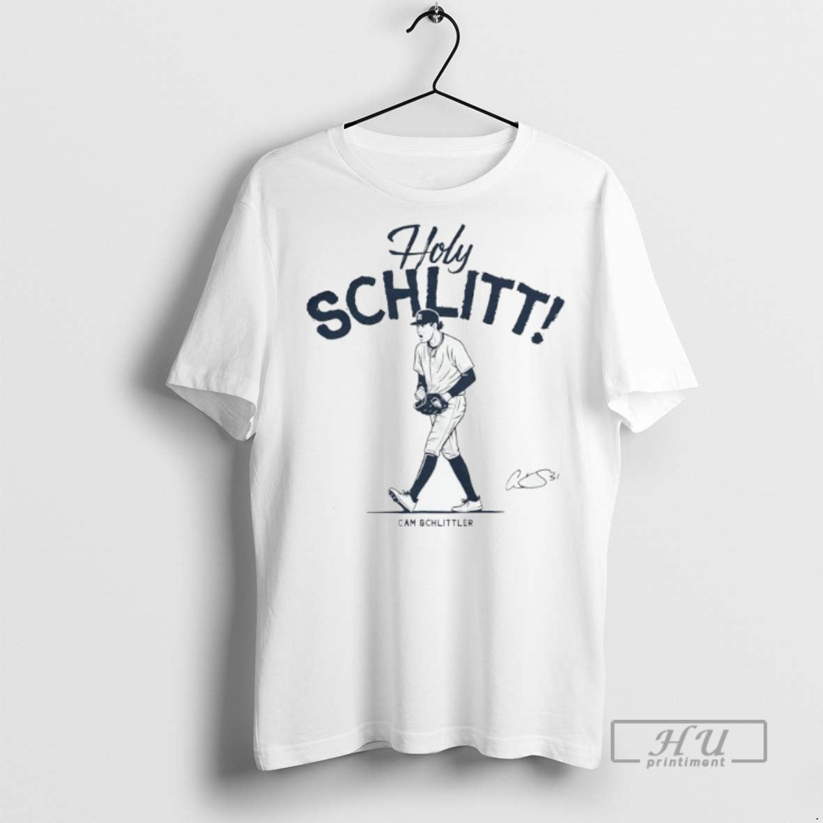 Officials Cam Schlittler Holy Schlitt New York - Adult & Kids T-Shirts, Sweatshirts & Hoodies apparel design preview 1