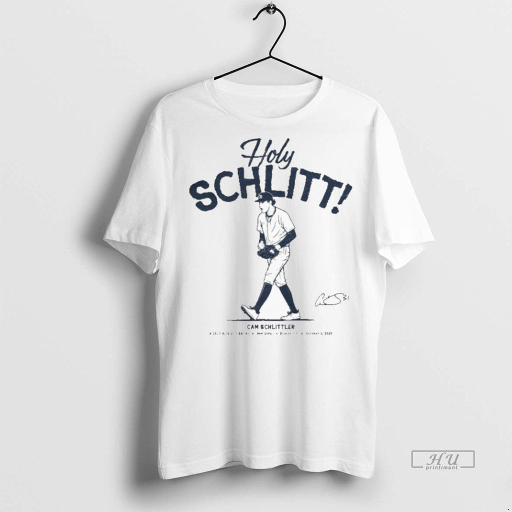 Officials Cam Schlittler Holy Schlitt Sweater - Adult & Kids T-Shirts, Sweatshirts & Hoodies apparel design preview 1