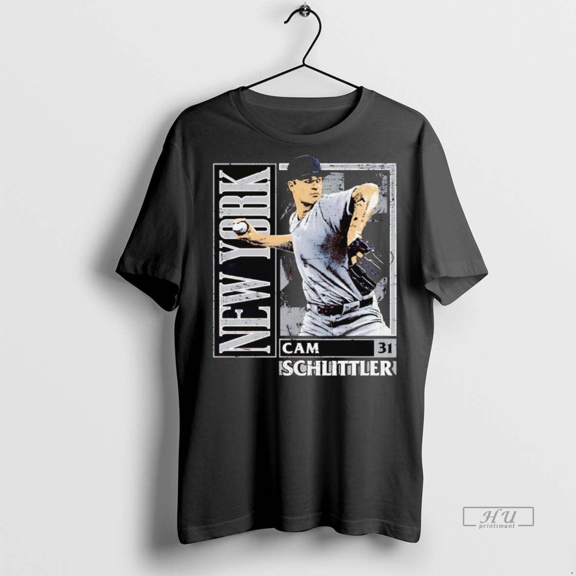 Officials Cam Schlittler Pitching New York Yankees - Adult & Kids T-Shirts, Sweatshirts & Hoodies apparel design preview 1