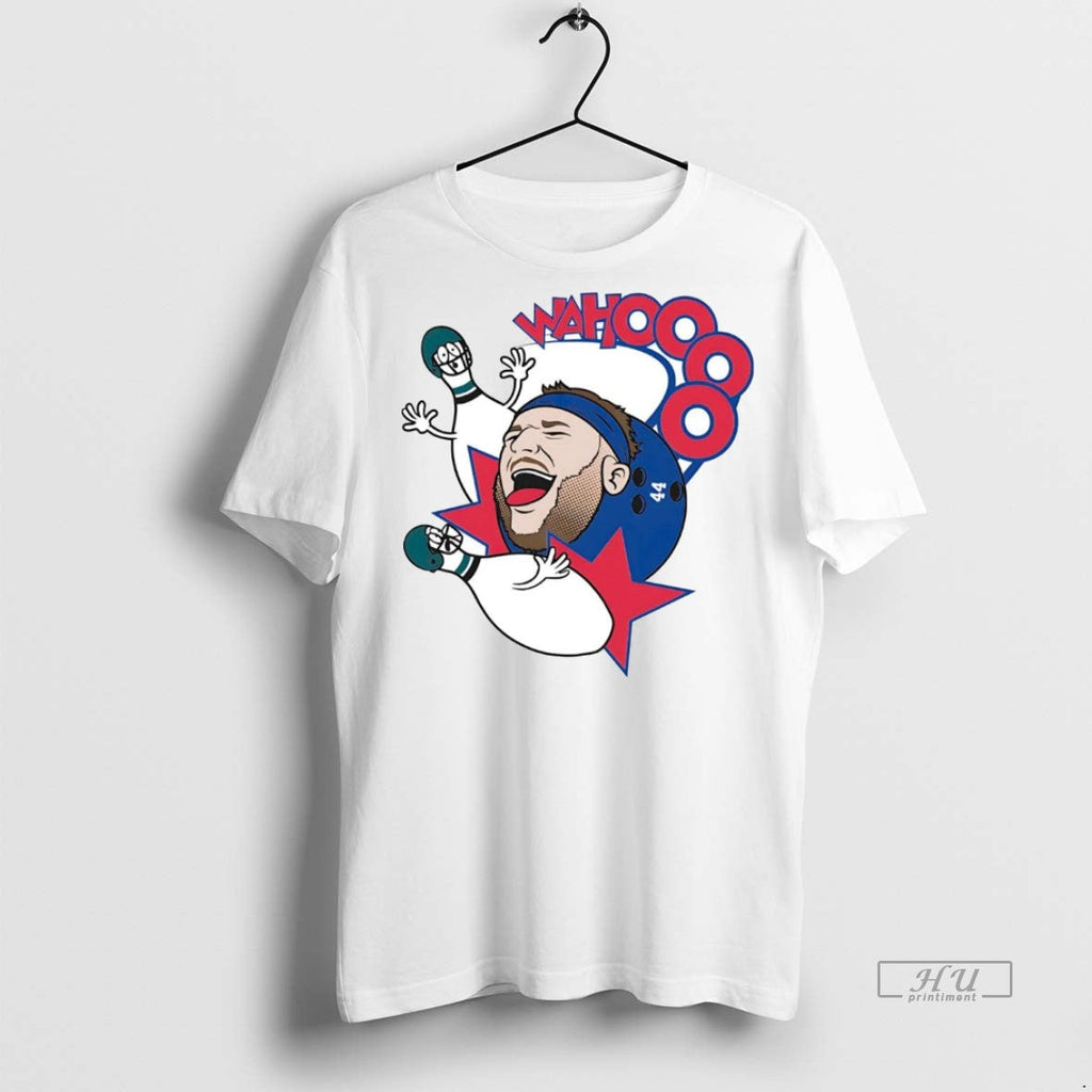 Officials Cam Skattebo Bowling Wahooo New York Giants - Adult & Kids T-Shirts, Sweatshirts & Hoodies apparel design preview 1