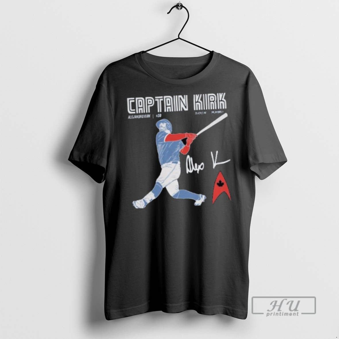 Officials Captain Alejandro Kirk Toronto Blue Jays - Adult & Kids T-Shirts, Sweatshirts & Hoodies apparel design preview 1