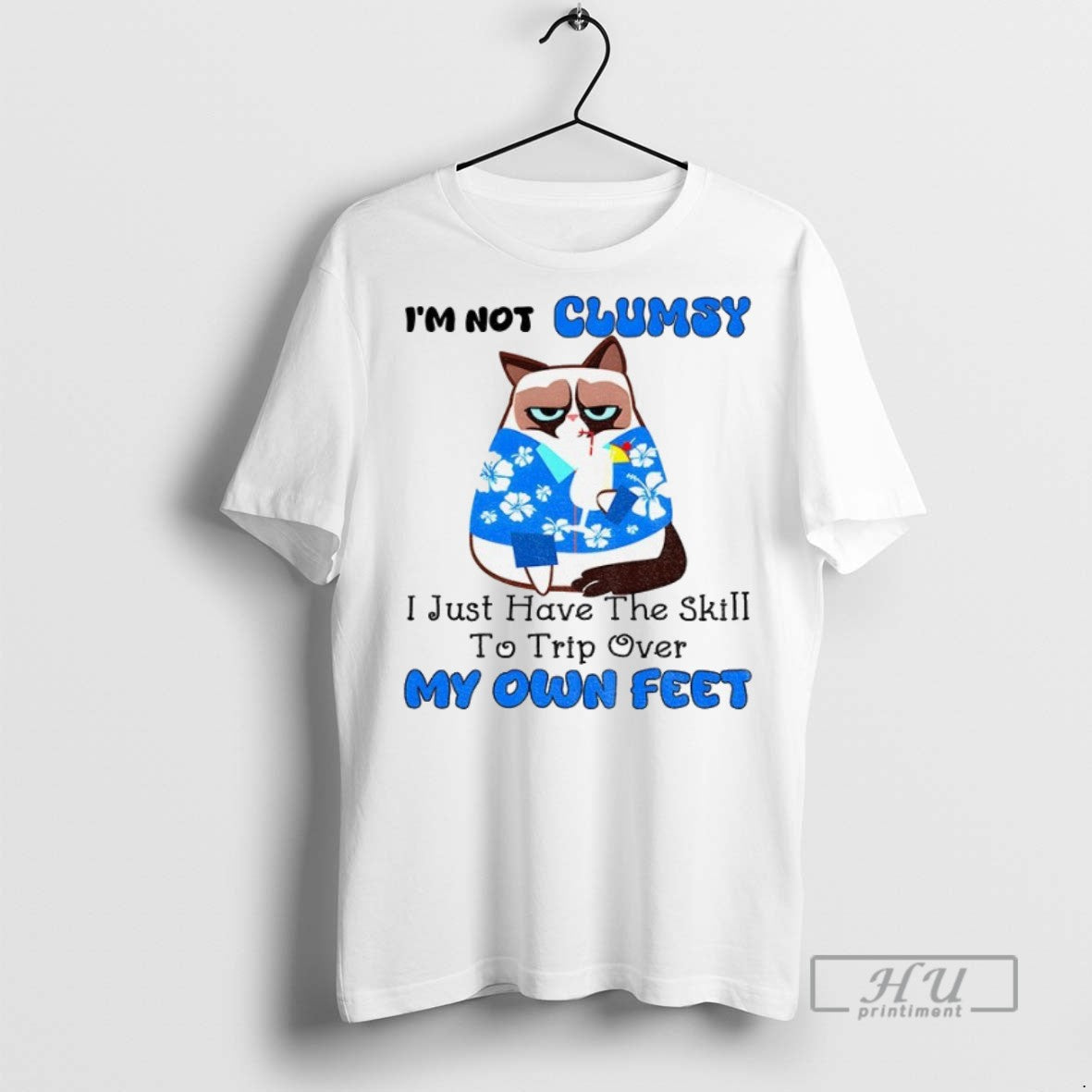 Officials Cat Im Not Clumsy I Just Have The Skill To - Adult & Kids T-Shirts, Sweatshirts & Hoodies apparel design preview 1
