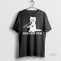 Officials Cat Pew Cute Black White Sweater - Adult & Kids T-Shirts, Sweatshirts & Hoodies apparel design preview 1