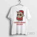 Officials Cat Funny Christmas Sucks - Adult & Kids T-Shirts, Sweatshirts & Hoodies apparel design preview 1
