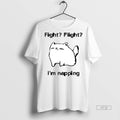 Officials Cat Meme Fight Flight Im Napping Ceramic - Adult & Kids T-Shirts, Sweatshirts & Hoodies apparel design preview 1