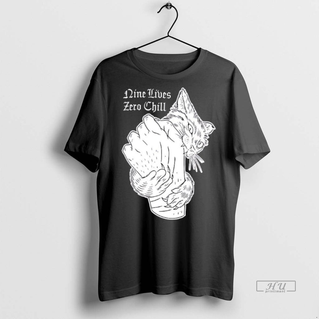 Officials Cat Nine Lives Zero Chill Sweater - Adult & Kids T-Shirts, Sweatshirts & Hoodies apparel design preview 1