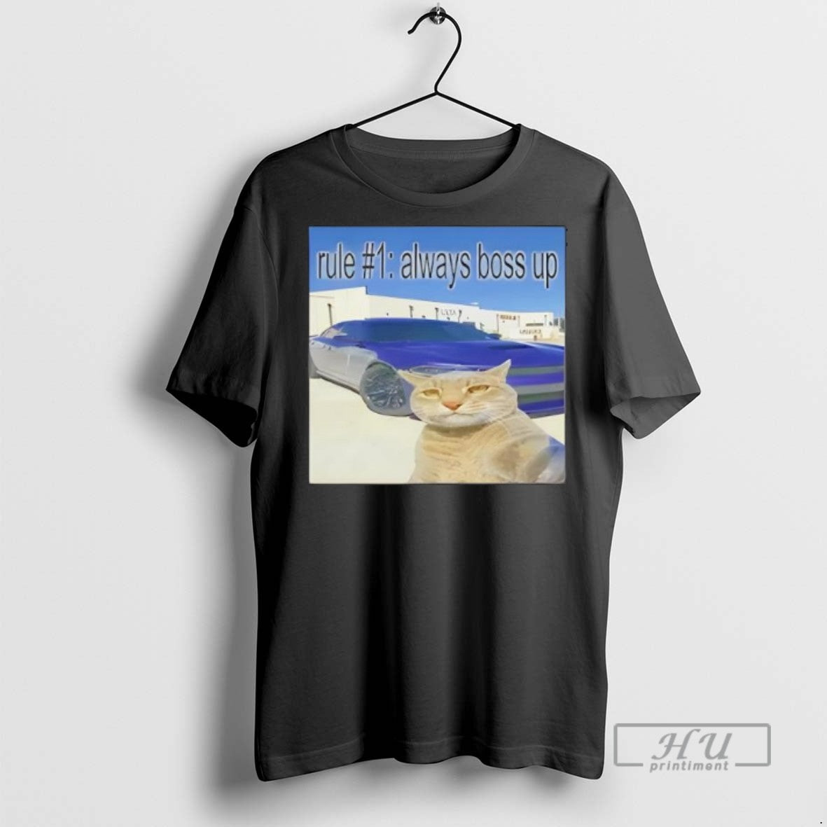 Officials Cat Rule Always Boss Up - Adult & Kids T-Shirts, Sweatshirts & Hoodies apparel design preview 1