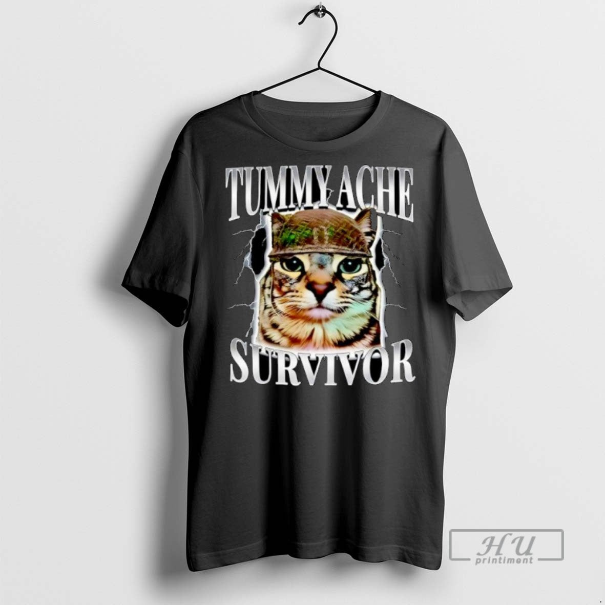 Officials Cat Tummy Achie Survivor Ornaments - Adult & Kids T-Shirts, Sweatshirts & Hoodies apparel design preview 1