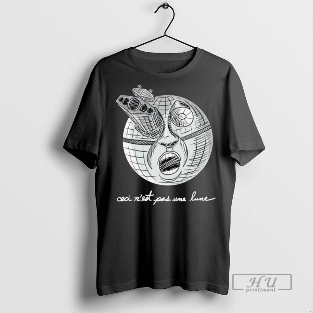 Officials Ceci Nest Pas Une Lune The Death Star - Adult & Kids T-Shirts, Sweatshirts & Hoodies apparel design preview 1