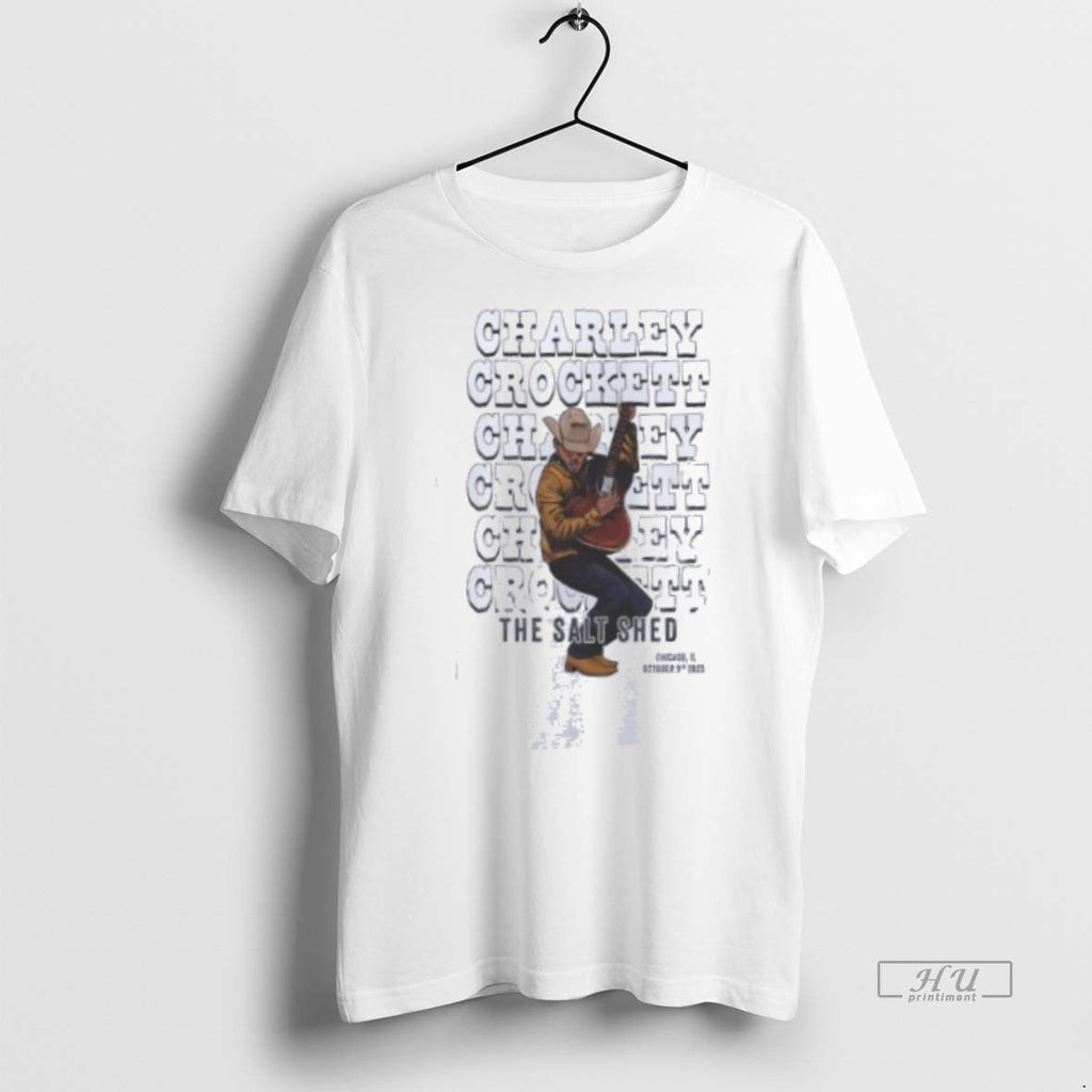 Officials Charley Crockett The Salt Shed Chicago Il - Adult & Kids T-Shirts, Sweatshirts & Hoodies apparel design preview 1