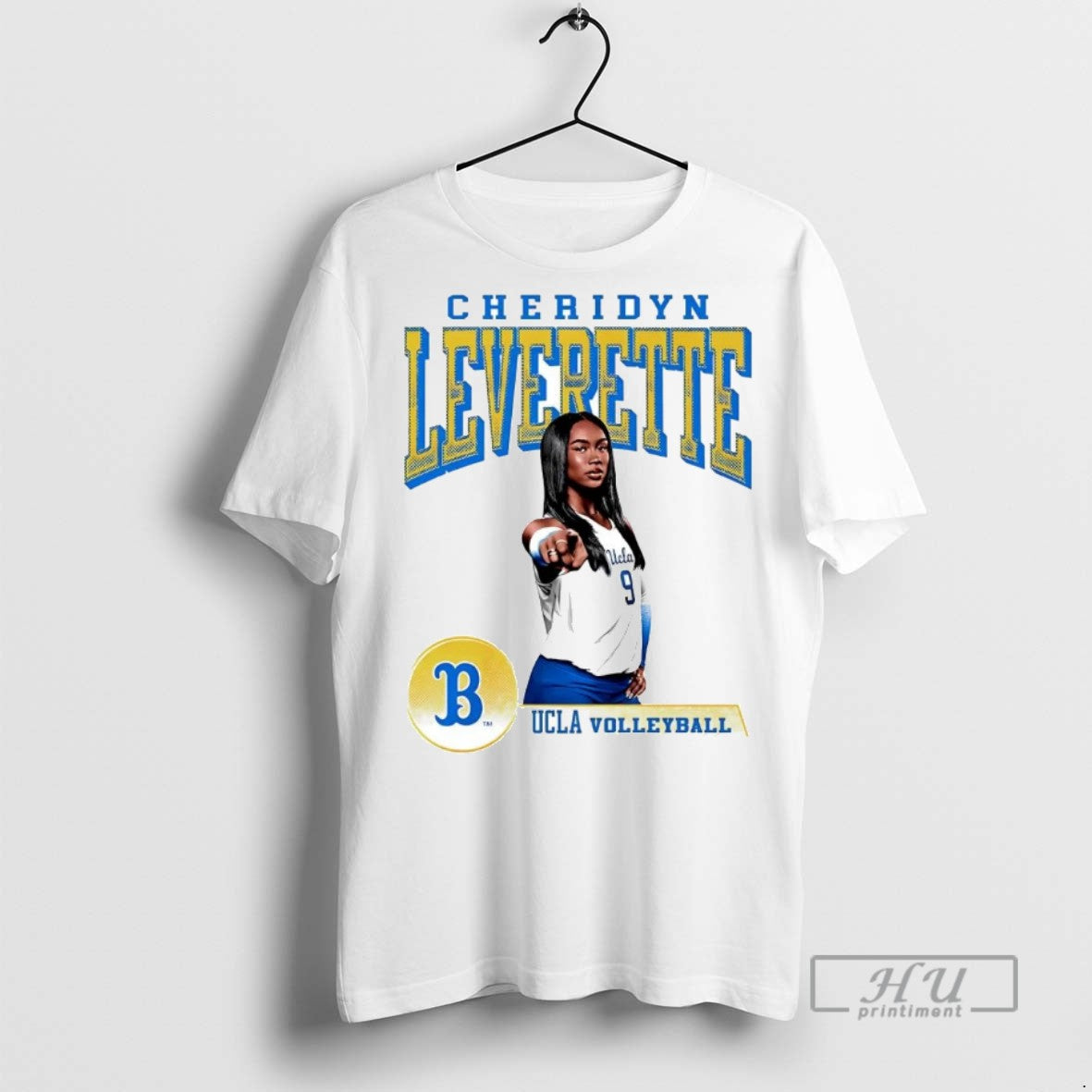 Officials Cheridyn Leverette Cartoon Portrait Ucla - Adult & Kids T-Shirts, Sweatshirts & Hoodies apparel design preview 1
