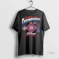 Officials Chicago Cubs 2025 Nlcs Champions Mlb - Adult & Kids T-Shirts, Sweatshirts & Hoodies apparel design preview 1