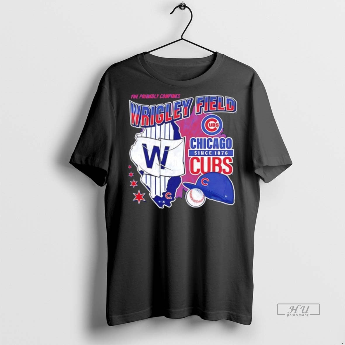Officials Chicago Cubs The Friendsly Confines 1876 - Adult & Kids T-Shirts, Sweatshirts & Hoodies apparel design preview 1