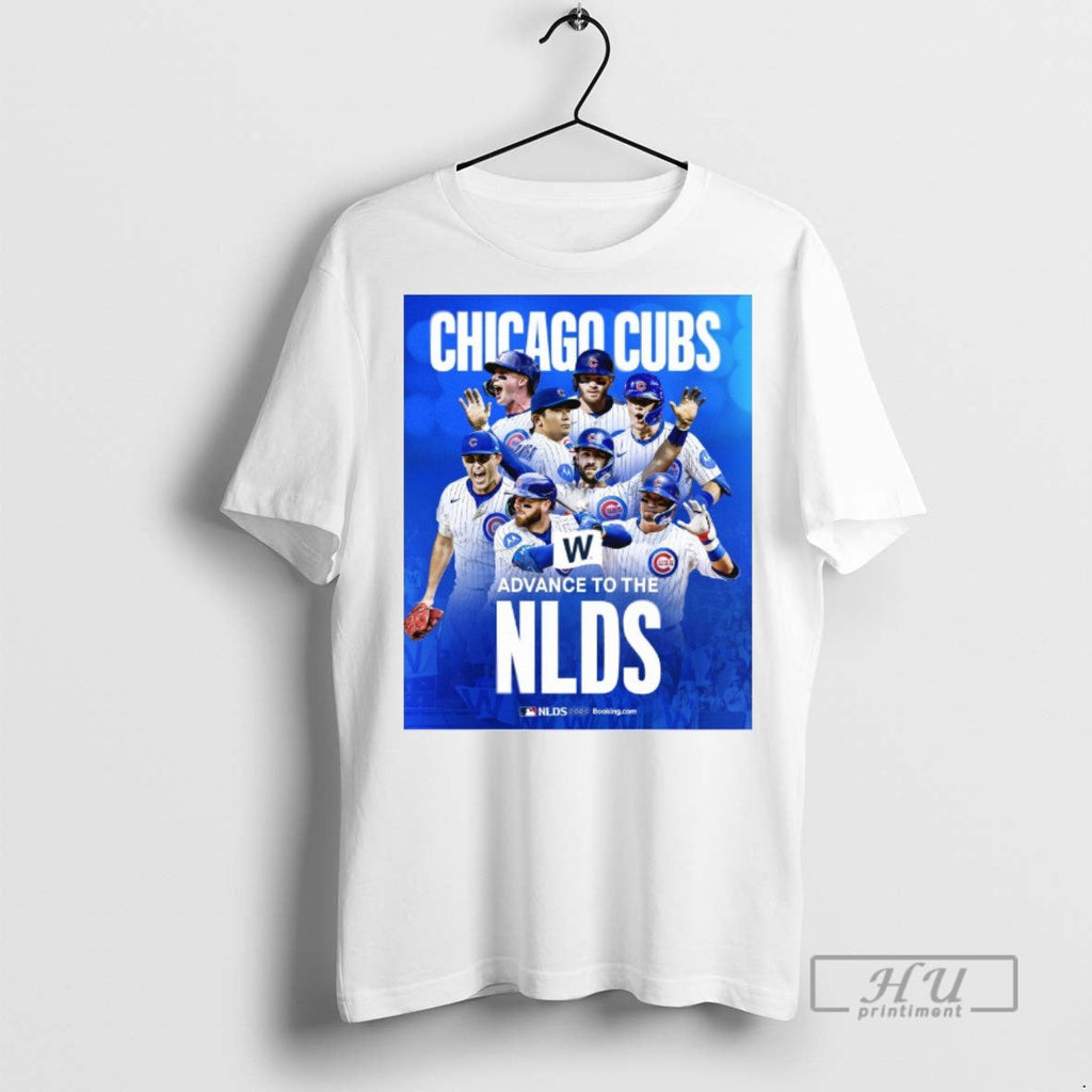 Officials Chicago Cubs W Advance To The Nlds Mlb 2025 - Adult & Kids T-Shirts, Sweatshirts & Hoodies apparel design preview 1