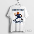 Officials Chicago Cubs Baseball Blue October Pumpkin - Adult & Kids T-Shirts, Sweatshirts & Hoodies apparel design preview 1