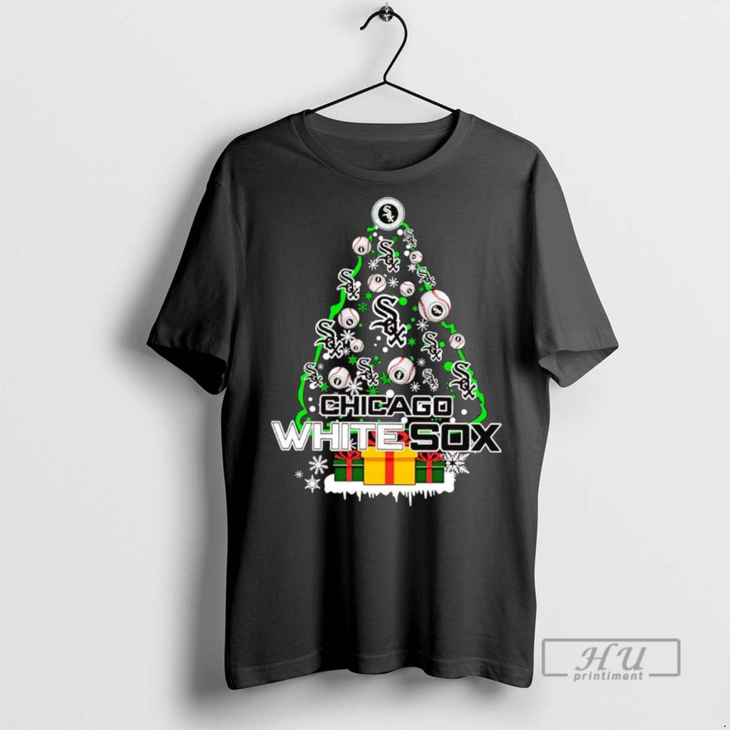 Officials Chicago White Sox Christmas Tree - Adult & Kids T-Shirts, Sweatshirts & Hoodies apparel design preview 1