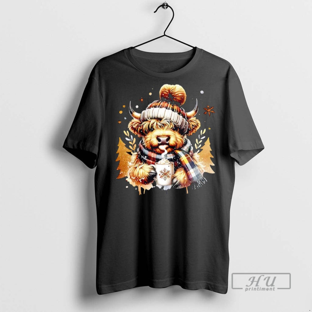 Officials Christmas Cocoa Cow Cute Holiday - Adult & Kids T-Shirts, Sweatshirts & Hoodies apparel design preview 1