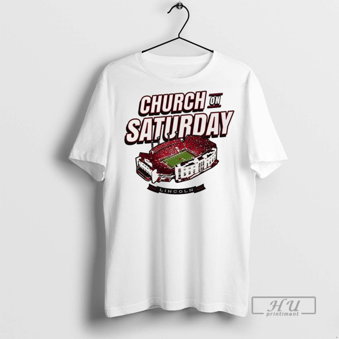 Officials Church On Saturday Nebraska Cornhuskers - Adult & Kids T-Shirts, Sweatshirts & Hoodies apparel design preview 1