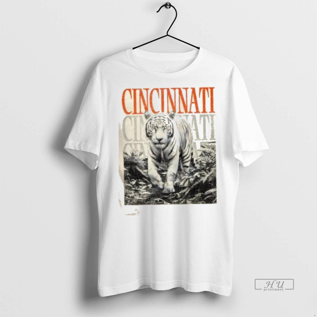 Officials Cincinnati Football White Tiger Sweater - Adult & Kids T-Shirts, Sweatshirts & Hoodies apparel design preview 1