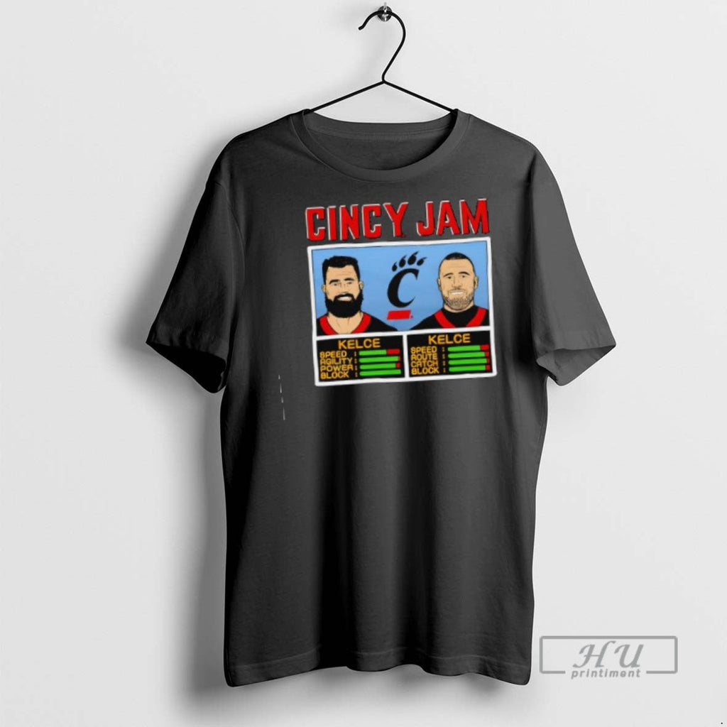 Officials Cincy Jam Kelce And Speed Agility Power - Adult & Kids T-Shirts, Sweatshirts & Hoodies apparel design preview 1
