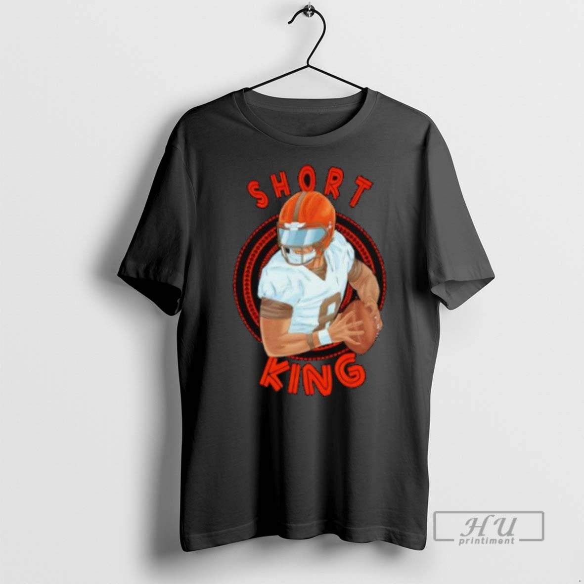 Officials Cleveland Browns Fans Short King Player - Adult & Kids T-Shirts, Sweatshirts & Hoodies apparel design preview 1