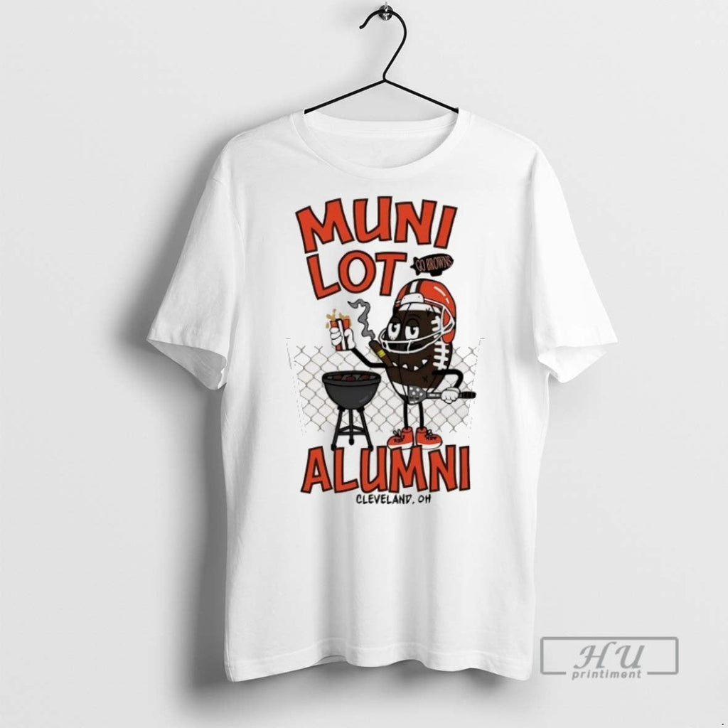 Officials Cleveland Browns Muni Lot Alumni - Adult & Kids T-Shirts, Sweatshirts & Hoodies apparel design preview 1